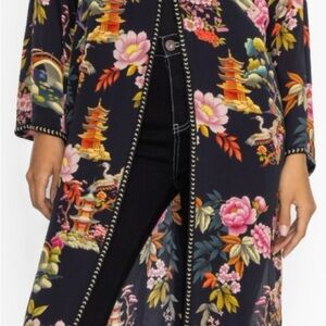 Johnny Was Embroidered Cali Kimono Soundbath Large Silk